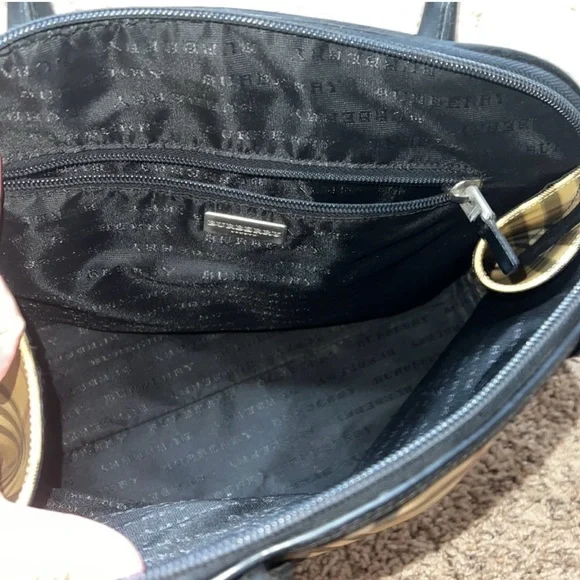 COPY - Burberry vintage tote bag, hand bag nova check plaid. - Picture 8 of 11